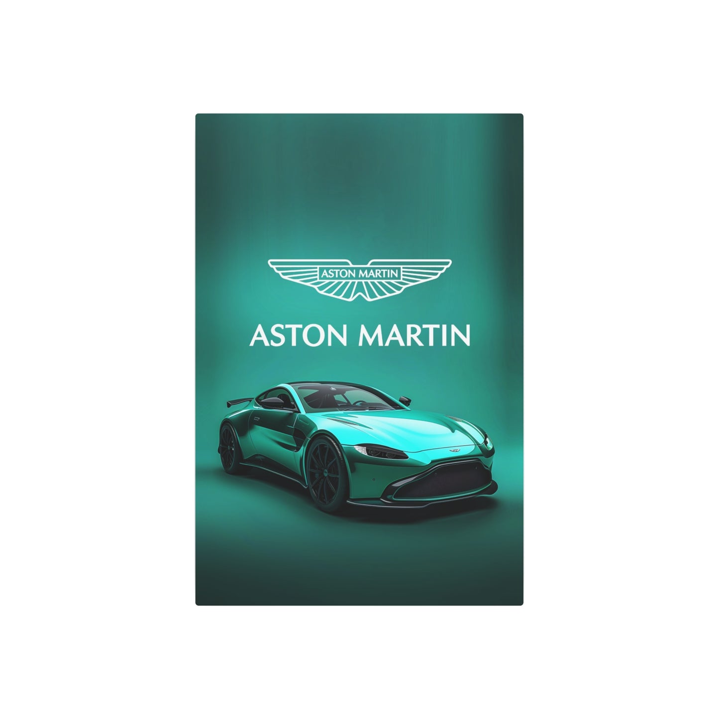 Luxury is Aston Martin (Metal Art Sign)