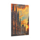 Milan Cathedral Sunset (Matte Canvas, Stretched)