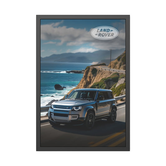 Land Rover Seaside Escape (Framed Paper Posters)