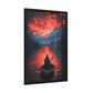 Sunset Lake Reflection (Framed Paper Posters)