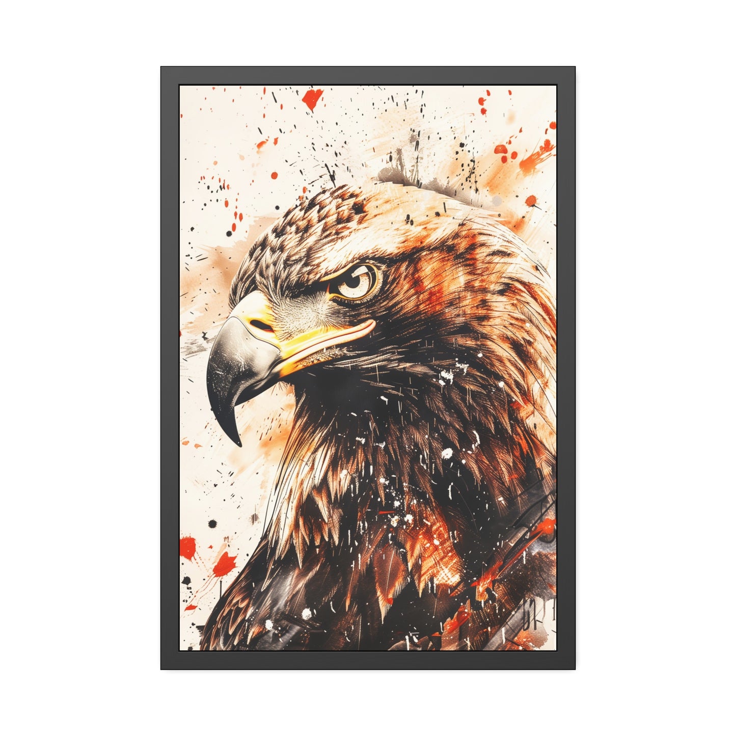 Fierce Eagle (Framed Paper Posters)