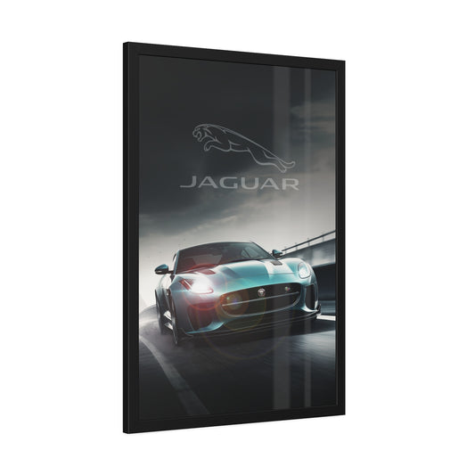 Aesthetics of Turquoise Jaguar (Framed Paper Posters)