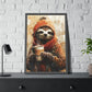 Warm and Cozy Sloth (Framed Paper Posters)