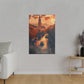 Amsterdam Sunset (Matte Canvas, Stretched)