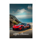 Velocity Aesthetics: Alfa Romeo's Elegance on the Coastal Drive (Matte Vertical Posters)