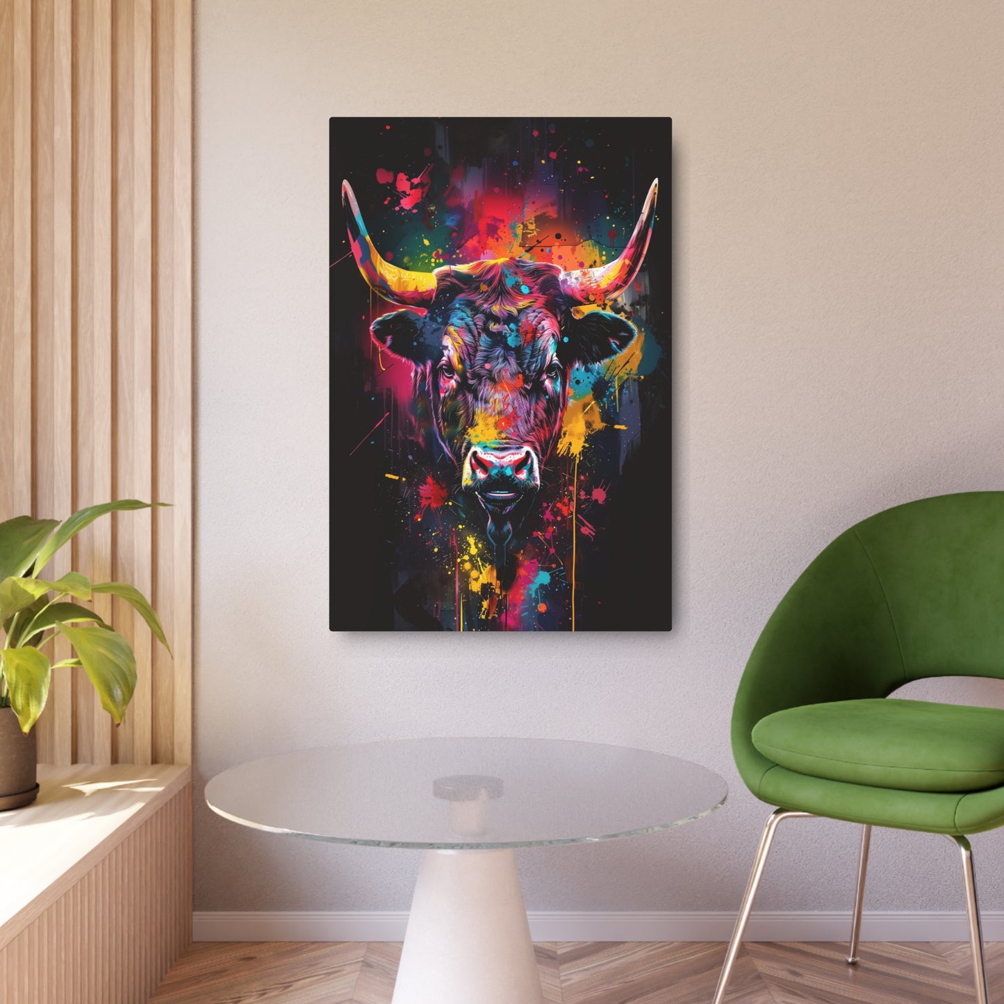 Celestial Bull (Metal Art Sign)