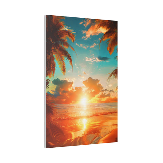 Tropical Sunset Bliss (Matte Canvas, Stretched)