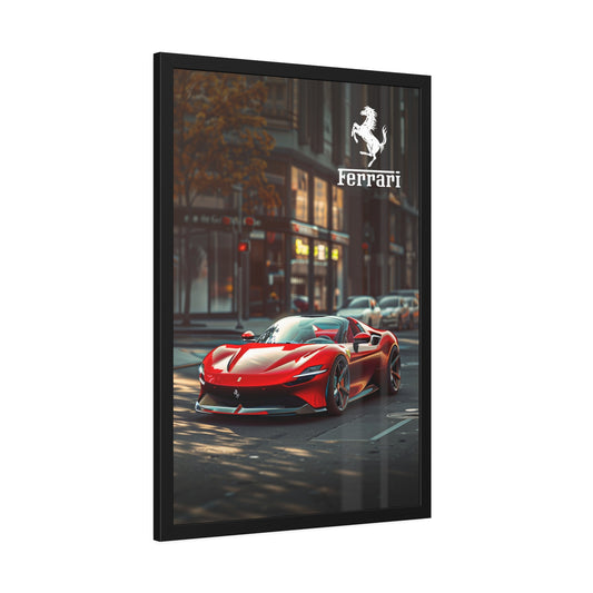 Fast Ferrari (Framed Paper Posters)