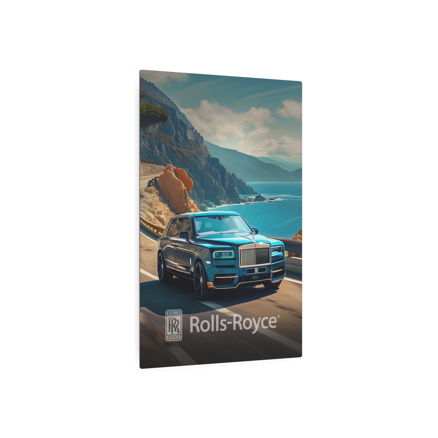 Rolls-Royce Cliffside Journey (Metal Art Sign)