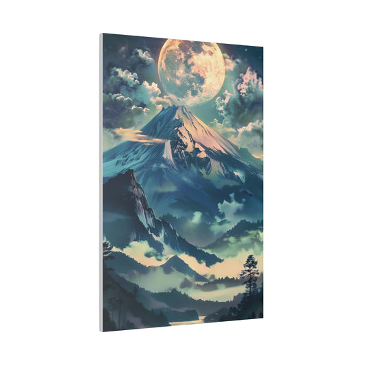 Lunar Mountain (Matte Canvas, Stretched)