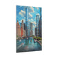 Chicago Skyline (Matte Canvas, Stretched)