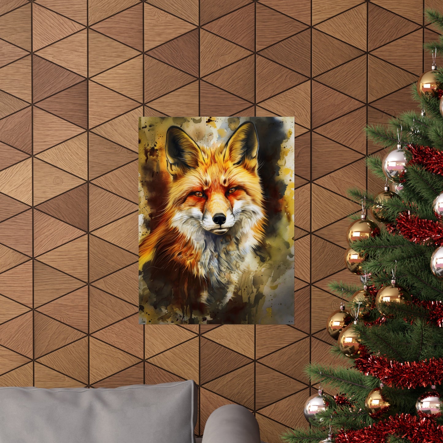 Vivid Fox (Matte Vertical Posters)