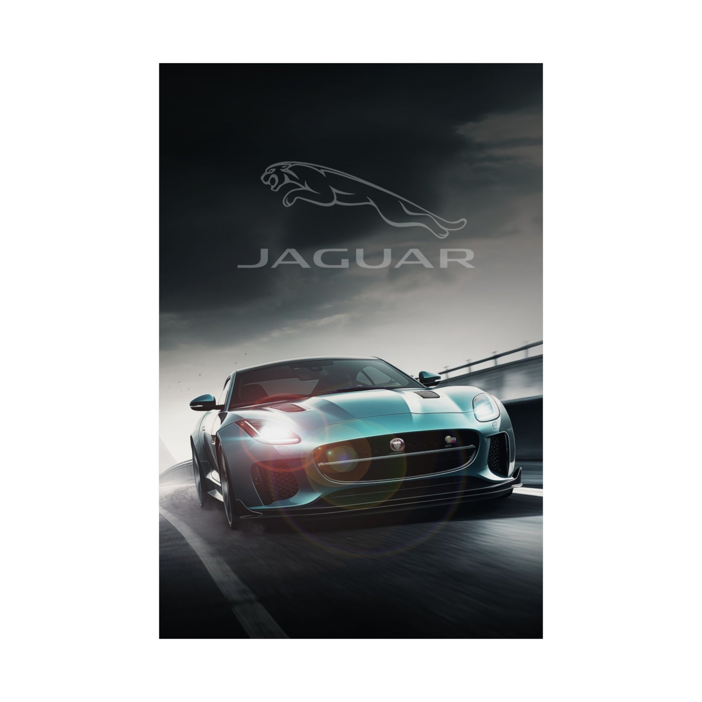 Aesthetics of Turquoise Jaguar (Matte Vertical Posters)