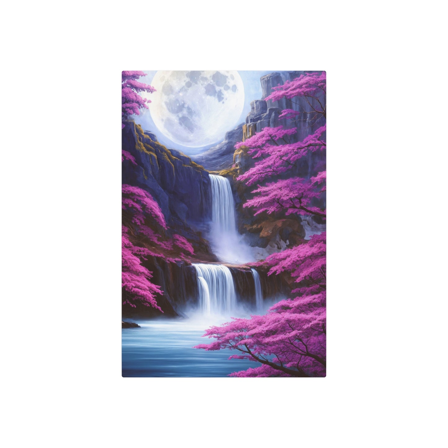 Lunar Falls Sakura Dream (Metal Art Sign)