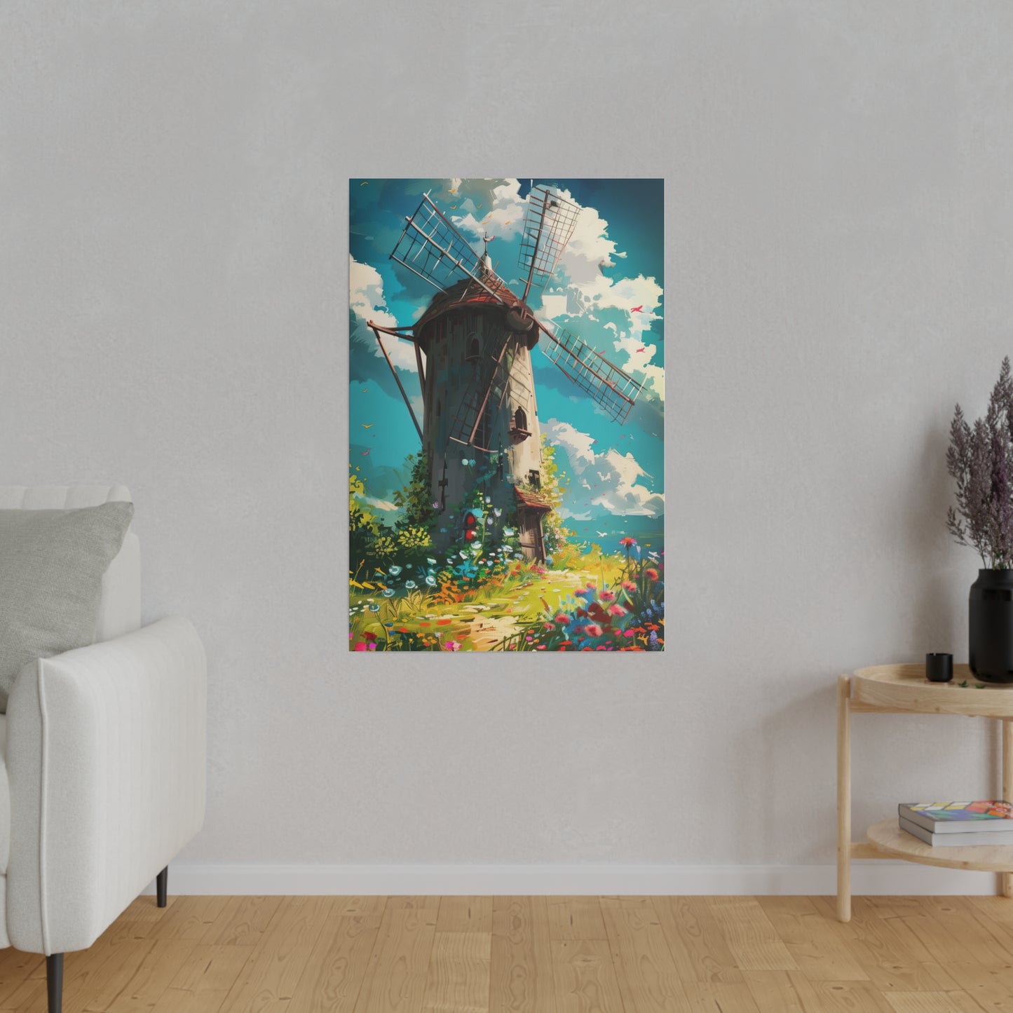 Rustic Windmill (Matte Canvas, Stretched)