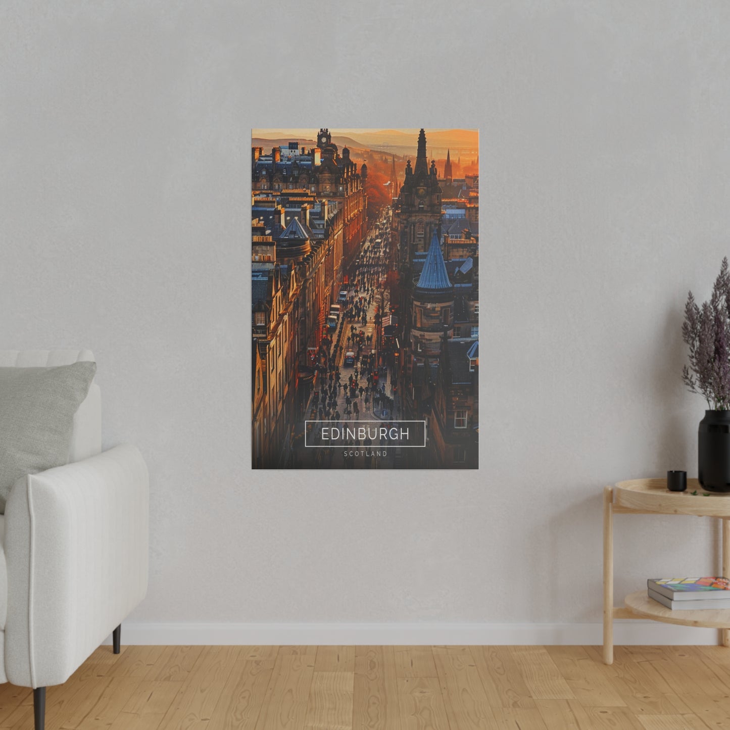 Edinburgh's Royal Mile (Matte Canvas, Stretched)