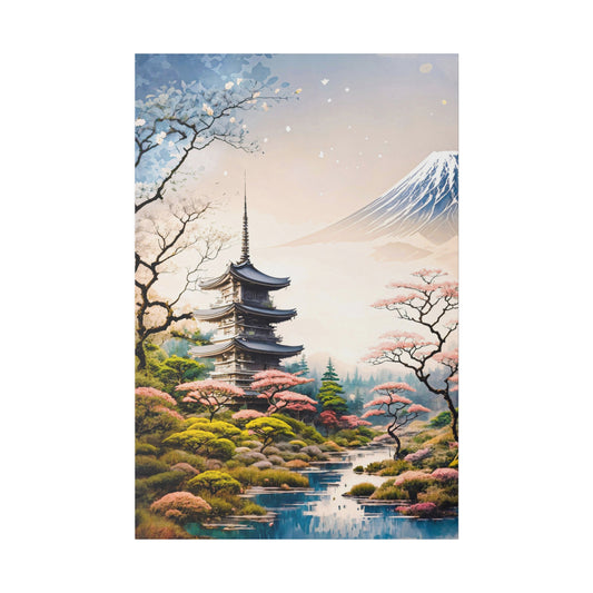 Sakura Serenity (Matte Canvas, Stretched)