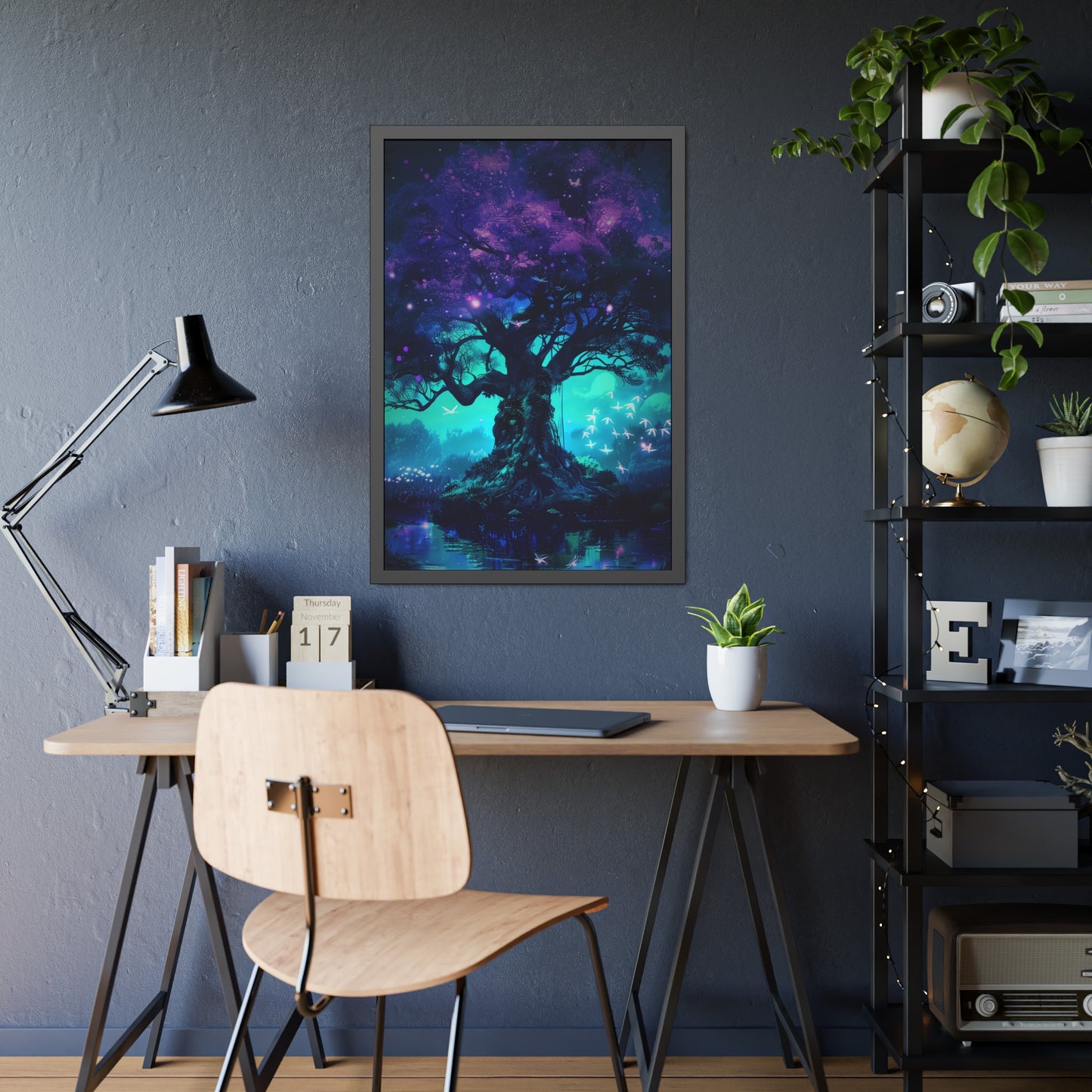 Enchanted Cosmic Tree (Framed Paper Posters)