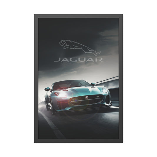 Aesthetics of Turquoise Jaguar (Framed Paper Posters)