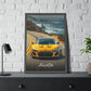 Yellow Gold Audi (Framed Paper Posters)