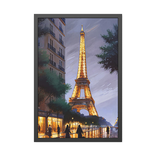 Parisian Twilight (Framed Paper Posters)