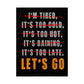 Let's Go (Matte Vertical Posters)