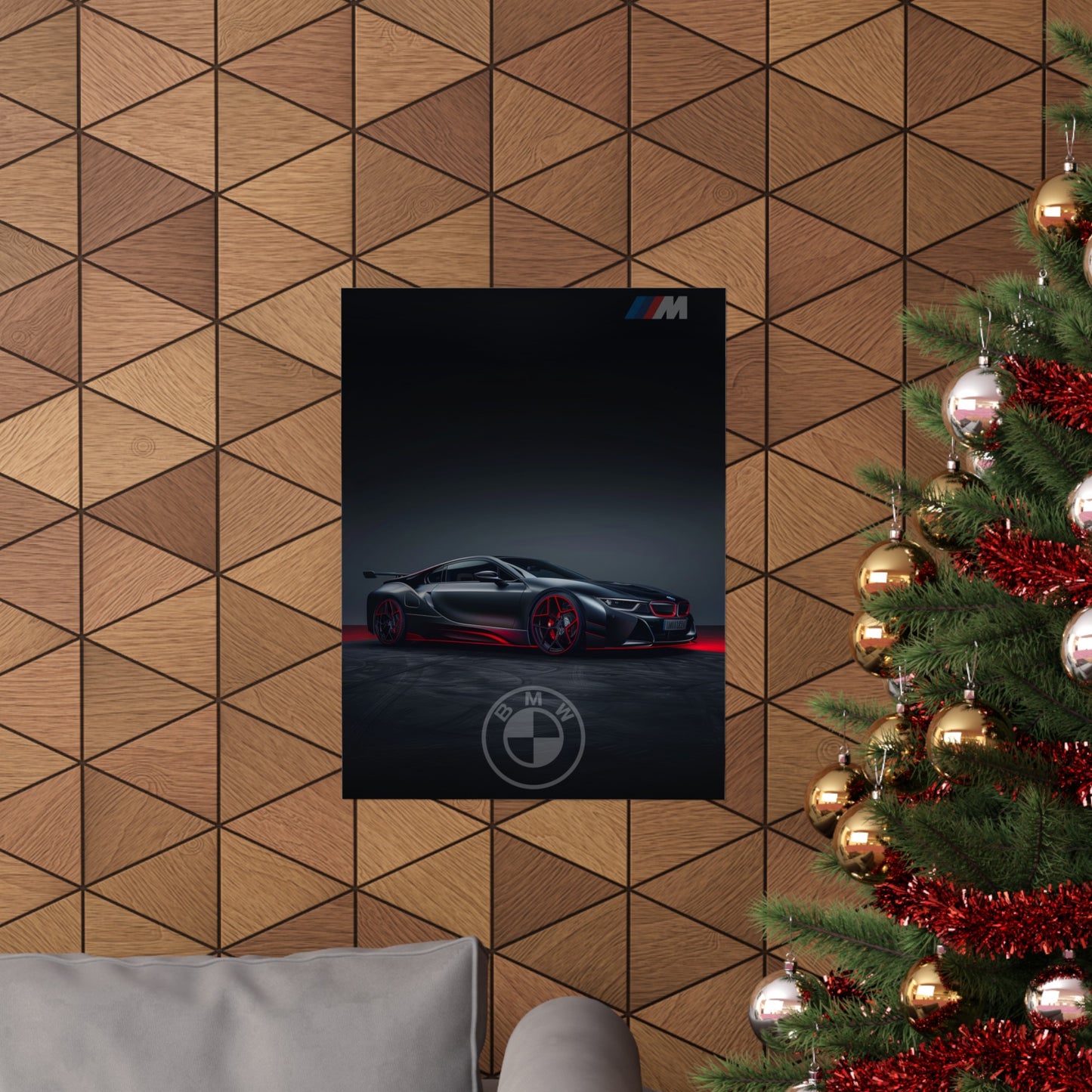 Black luxury BMW (Matte Vertical Posters)