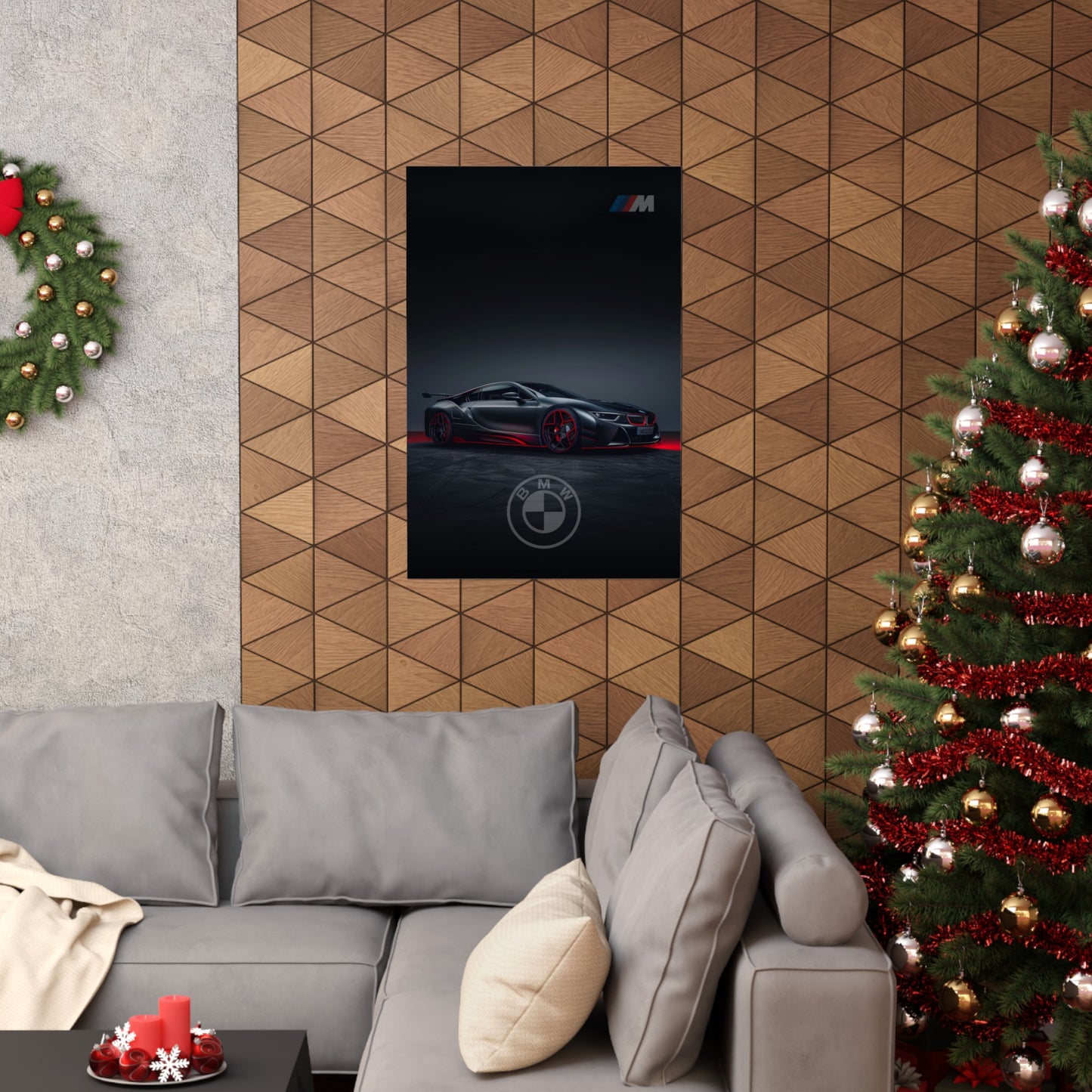 Black luxury BMW (Matte Vertical Posters)