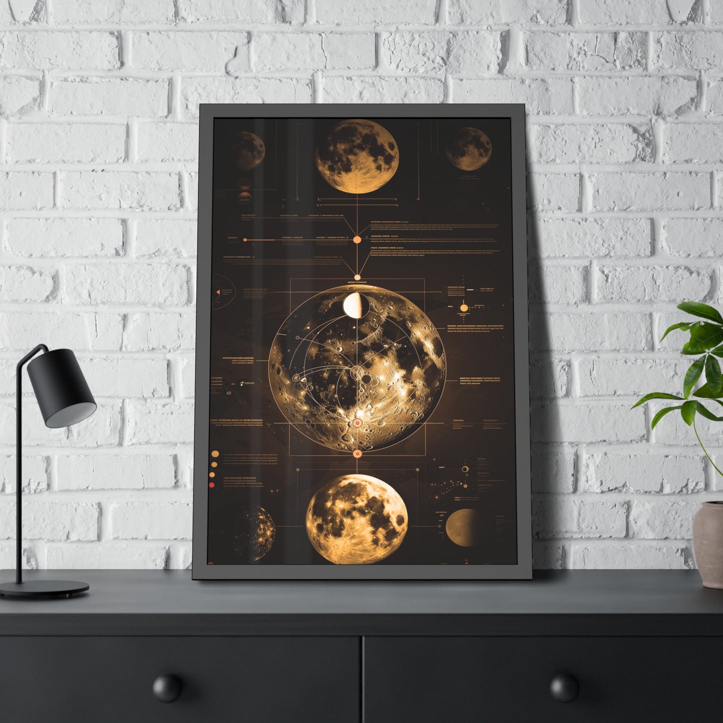 Lunar Phenomena (Framed Paper Posters)