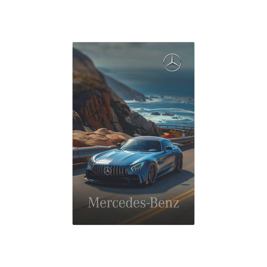 Mercedes-Benz as a piece of art (Metal Art Sign)