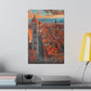 Sunset in Florence (Matte Canvas, Stretched)