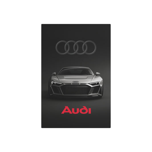 Luxury black Audi (Metal Art Sign)