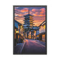 Pagoda Sunset Boulevard (Framed Paper Posters)