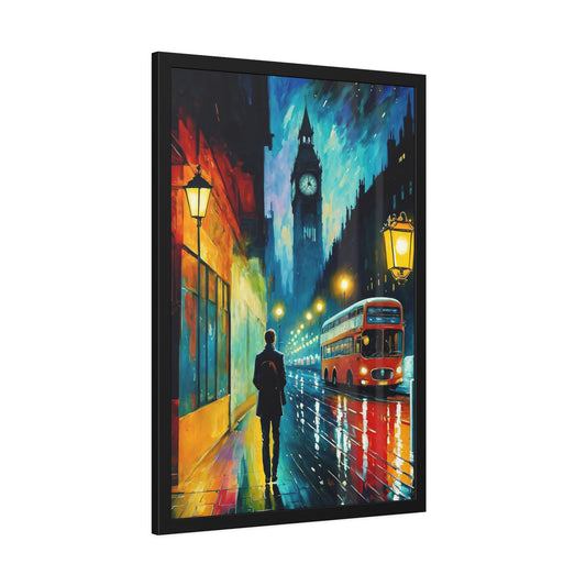 London Twilight Stroll (Framed Paper Posters)