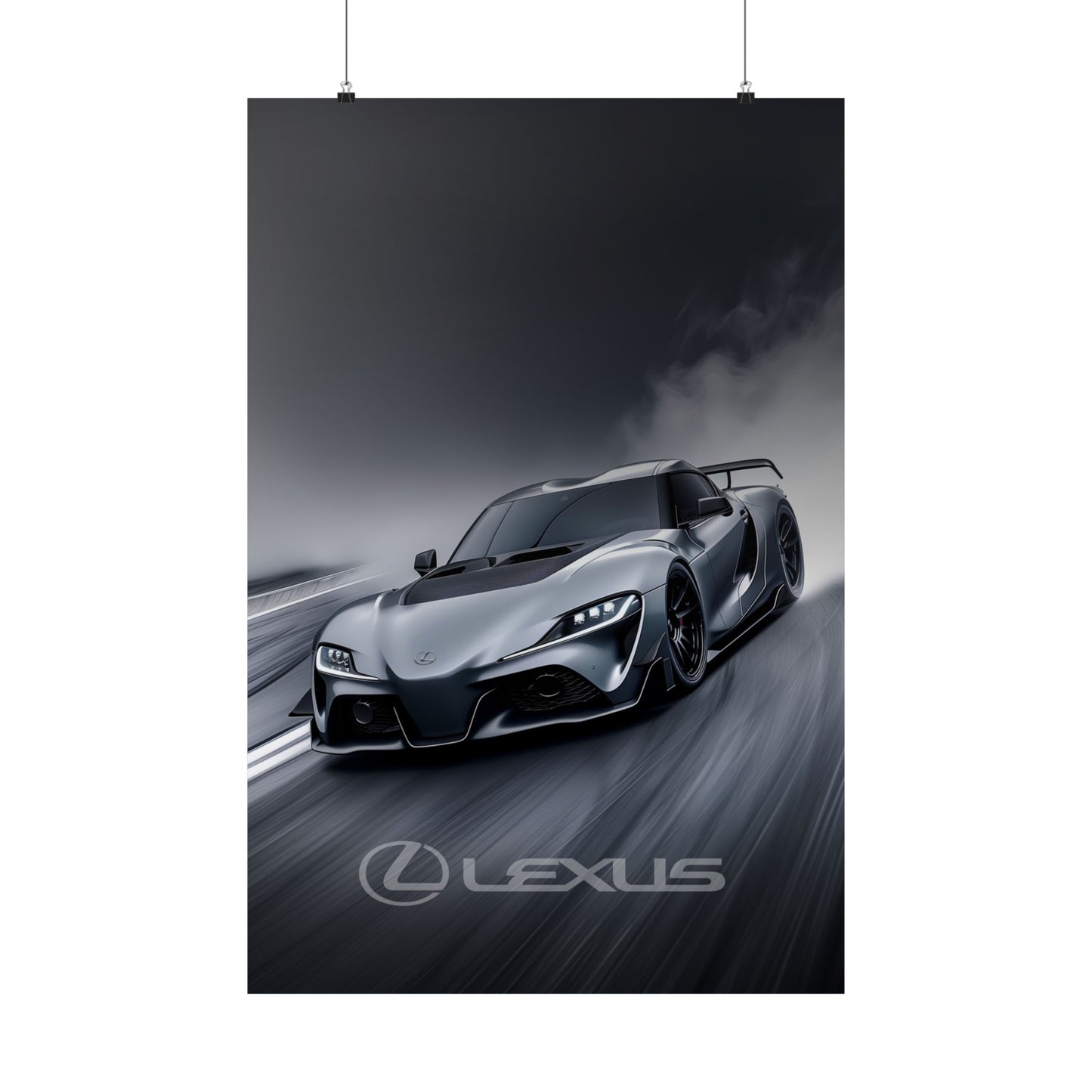 Imagine the Beauty and Speed of Lexus (Matte Vertical Posters)