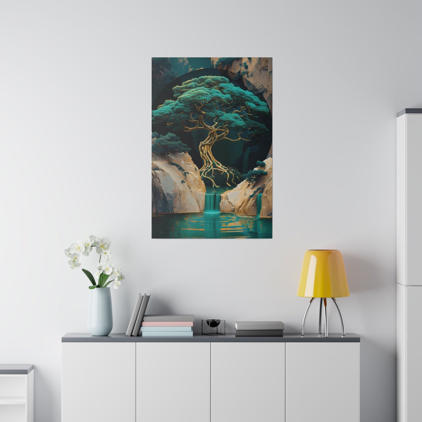 Mystical Arboreal Sanctuary (Matte Canvas, Stretched)