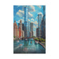 Chicago Skyline (Matte Canvas, Stretched)