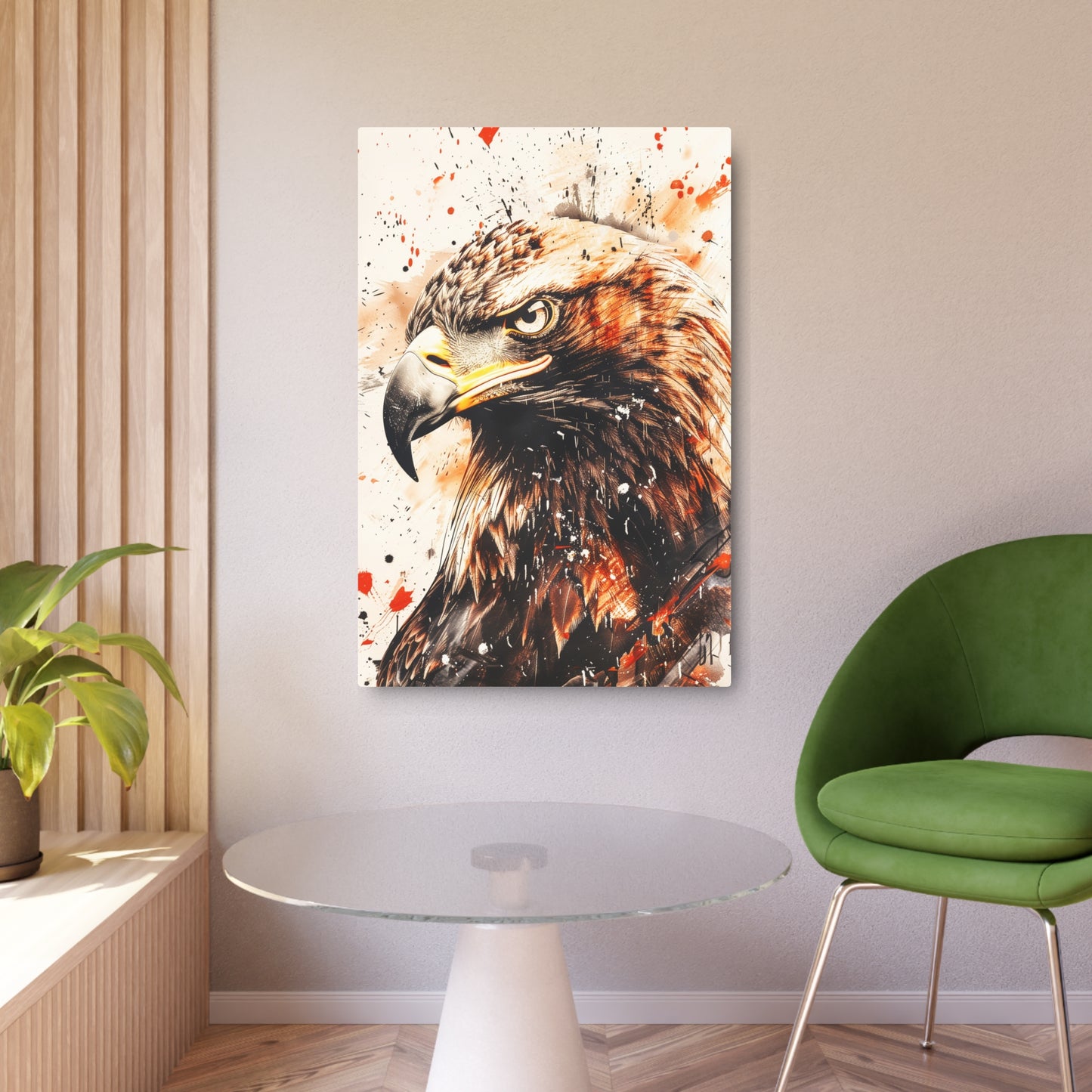 Fierce Eagle (Metal Art Sign)