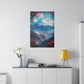 Cherry Blossom Mountain (Matte Canvas, Stretched)