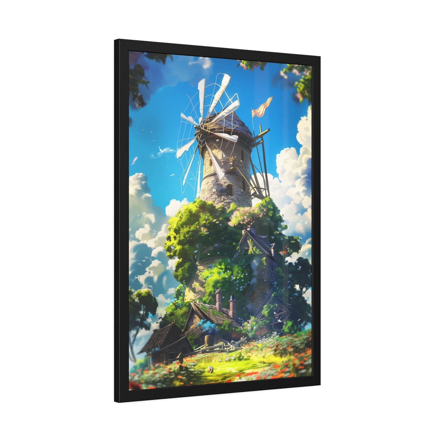 Enchanting Windmill (Framed Paper Posters)