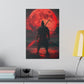 Samurai's Eclipse  (Matte Canvas, Stretched)