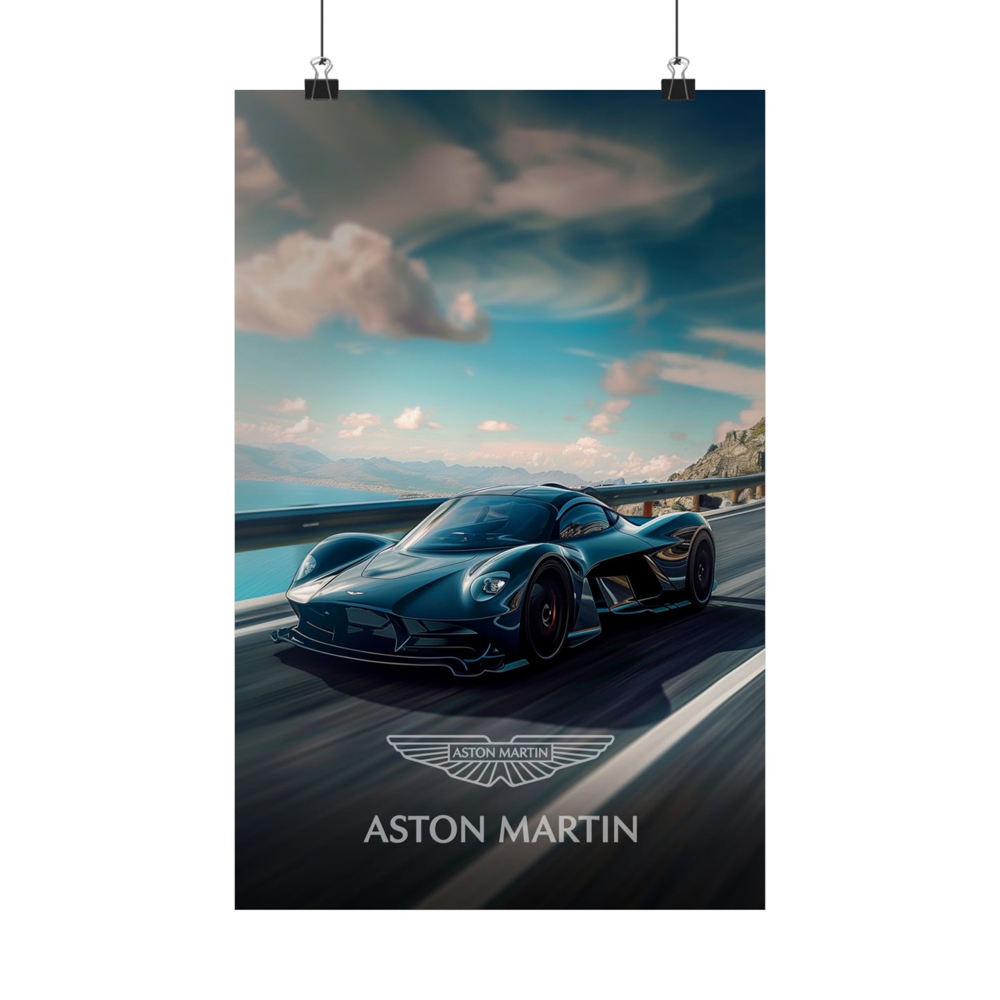 Urban Elegance: Aston Martin in the City (Matte Vertical Posters)