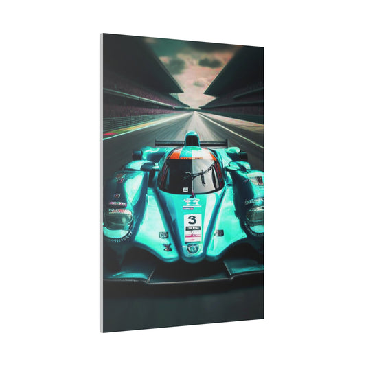 Velocity Rush: Racing into Infinity (Matte Canvas, Stretched)